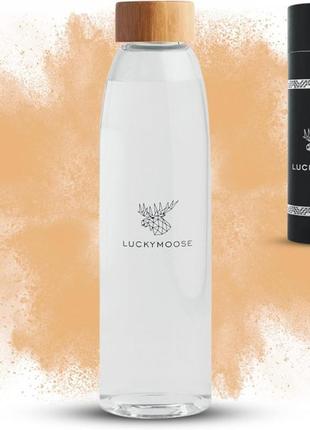 Скляна пляшка luckymoose для сифонів sodastream crystal і penguin (0.65 л)