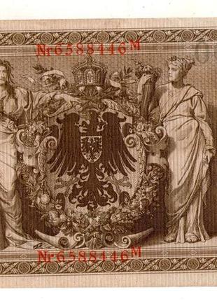Германська імперія 1000 марок 1910 рік №125