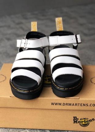 Dr. martens sandals white 🆕 женские босоножки/сандали мартинс 🆕 белые2 фото