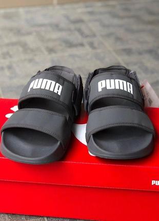 Puma x hyuna leadcat ylm lite sandal🆕 женские босоножки/сандали  🆕 черные2 фото