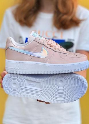 Nike air force one pink 🆕 женские кроссовки найк еир форс 🆕 розовый3 фото