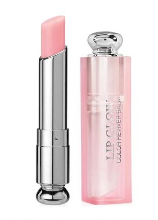 Бальзам для губ dior addict lip glow color reviver balm 001 - pink3 фото