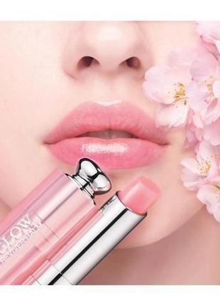 Бальзам для губ dior addict lip glow color reviver balm 001 - pink5 фото