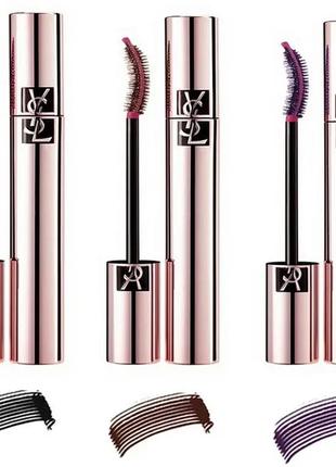 Тушь для ресниц yves saint laurent mascara volume effet faux cils the curler 1 -  noir insoumis / rebellious4 фото