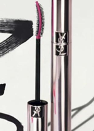 Тушь для ресниц yves saint laurent mascara volume effet faux cils the curler 1 -  noir insoumis / rebellious5 фото