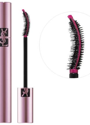 Тушь для ресниц yves saint laurent mascara volume effet faux cils the curler 1 -  noir insoumis / rebellious3 фото