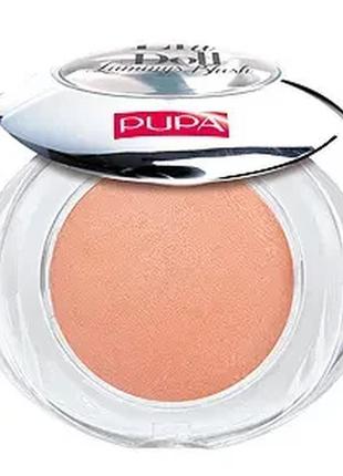 Рум'яна для обличчя pupa like a doll luminys blush 204 — intense apricot (абрикосовий)