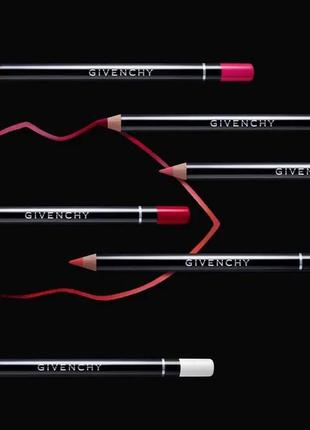 Олівець для губ givenchy lip liner pencil 08 — parme silhouette (фіалковий силует)5 фото