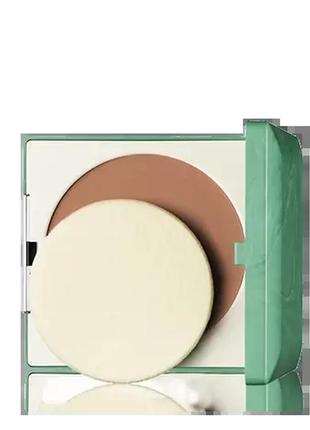 Пудра clinique stay-matte sheer pressed powder oil-free 04 - stay honey (темно-бежевый, медовый)