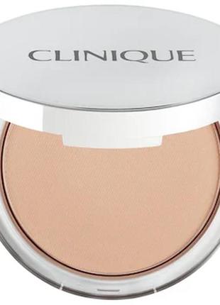 Пудра clinique stay-matte sheer pressed powder oil-free 04 - stay honey (темно-бежевый, медовый)4 фото