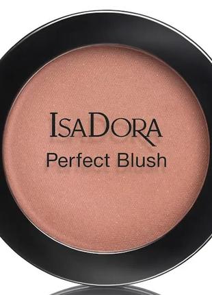 Румяна для лица isadora perfect blush 05 - coral pink, с зеркалом3 фото