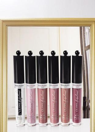 Блиск для губ bourjois paris gloss fabuleux lip no02 — golden girl (золота дівчинка)5 фото