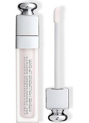 Сыворотка-плампер для губ dior addict lip maximizer serum 000 - universal clear