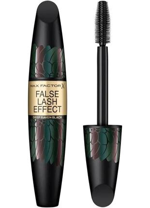 Тушь с эффектом накладных ресниц max factor false lash effect deep raven black deep raven black