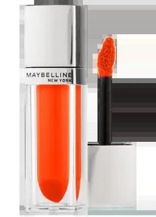 Рідка помада для губ maybelline new york color sensational color elixir 500 — mandarine rapture (моркований)