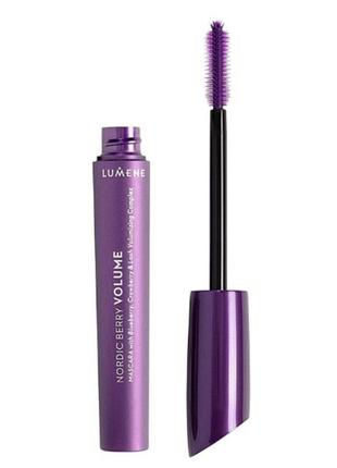 Туш для вій lumene nordic berry volume mascara dark brown