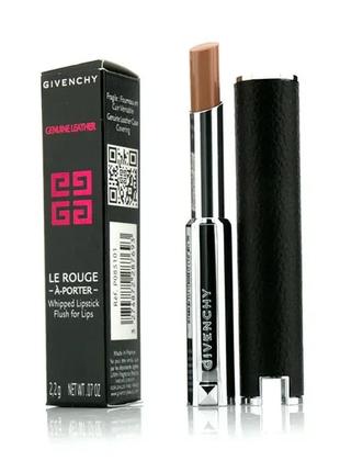 Помада для губ givenchy le rouge-a-porter 101 - nude ultime (натуральный), тестер5 фото