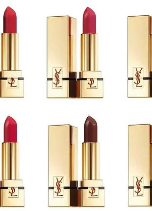 Помада для губ yves saint laurent rouge pur couture the mats 222 - black red code6 фото