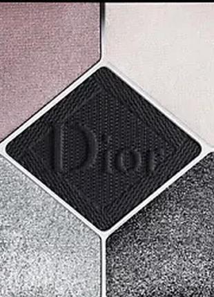 Палетка теней для век dior 5 couleurs couture eyeshadow palette 079 - black bow2 фото