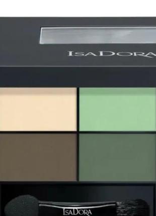 Тіні для повік isadora eye shadow quartet new collection 02 — neo mint