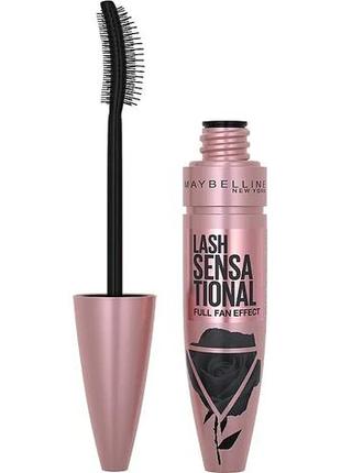 Туш для вій maybelline new york lash sensational roses of new york 06 — burgundy brown (бургундський