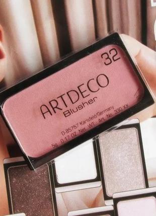 Румяна для лица artdeco compact blusher 33a - little romance4 фото