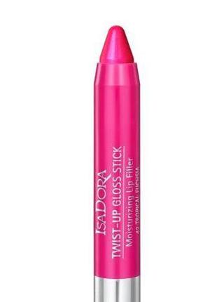 Блиск-олівець для губ isadora twist-up gloss stick 42 — tropical fuchsia