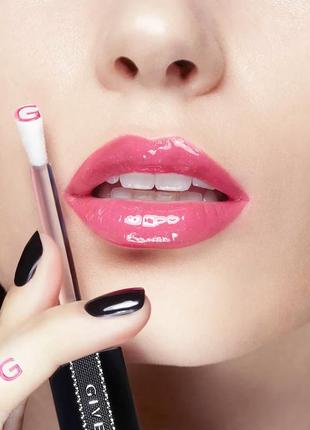 Блеск для губ givenchy gloss interdit vinyl 05 - rock n rose, без коробки6 фото