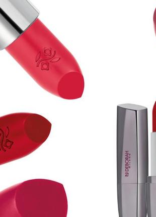 Помада для губ deborah milano red long lasting 10 - red kiss4 фото