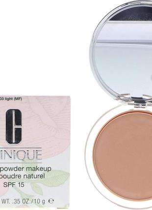 Пудра clinique almost powder makeup 03 - light (светлый)