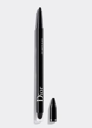 Олівець для очей dior diorshow 24h stylo waterproof eyeliner 091 — matte black