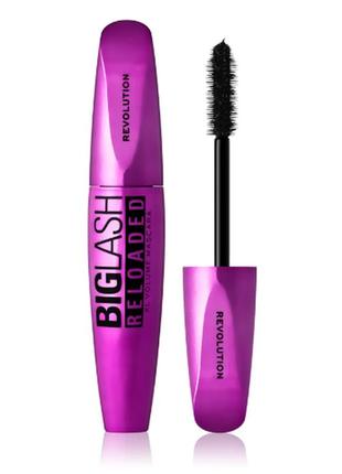 Тушь для ресниц makeup revolution big lash reloaded xl volume mascara black