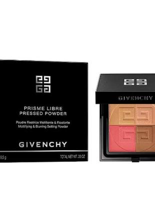 Пудра для лица givenchy prisme libre pressed powder 05 - popeline mimosa3 фото