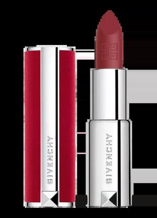 Помада для губ givenchy le rouge deep velvet lipstick 38 — grenat fume, тестер