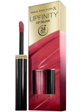 Помада для губ max factor lipfinity 040 — vivacious (жвавлений)7 фото