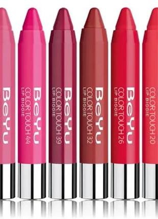 Блеск-бальзам для губ beyu color touch lip 26 - wild cherry (дикая вишня)7 фото