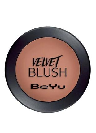 Рум'яна для обличчя beyu velvet blush 09 — rusty peach