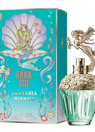 Anna sui fantasia mermaid набор (5 мл - туалетная вода (edt), миниатюра  + 30 мл - лосьон для тела (b\l)2 фото