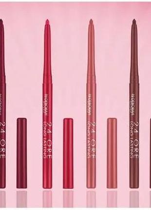 Олівець для губ deborah milano 24 ore long lasting lip pencil 04 — the pink cyclamen1 фото