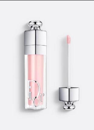 Блиск для губ dior addict lip maximizer 001- pink (рожевий)4 фото