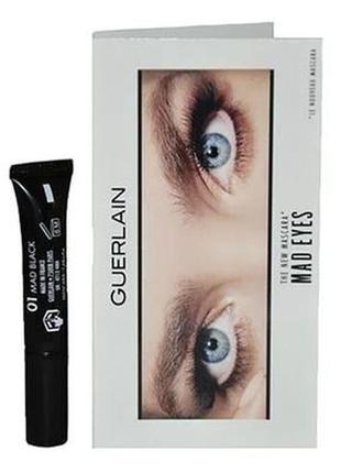 Тушь для ресниц guerlain mad eyes mascara 01 - mad black (черный), пробник 1,5 мл