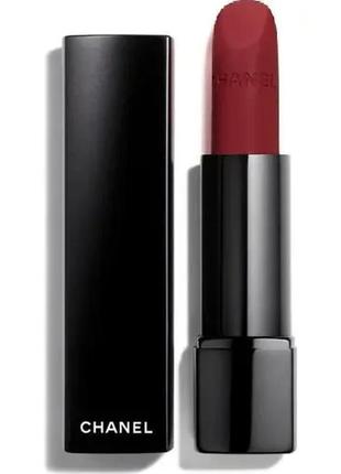 Помада для губ chanel rouge allure velvet extreme 130 - rouge obscur3 фото