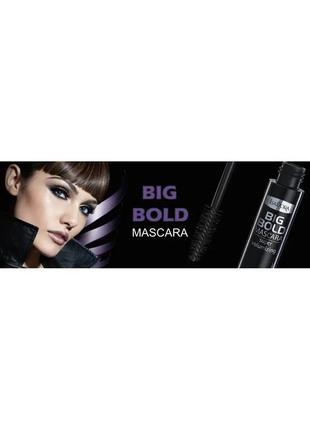 Тушь для ресниц isadora big bold waterproof volume mascara 12 - black (черный)4 фото