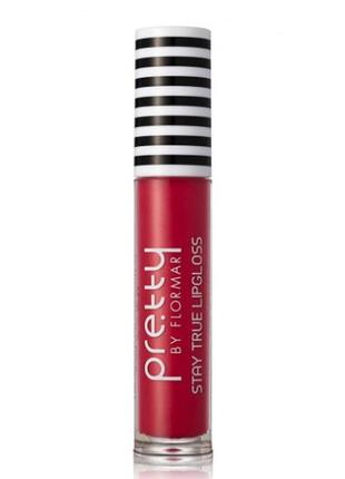 Блиск для губ pretty by flormar stay true lipgloss 013 — flame