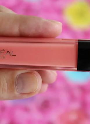 Блиск для губ l'oreal paris infallible mega gloss 407 — smoke me up (матовий)8 фото