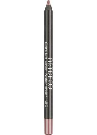 Карандаш для губ artdeco soft lip liner waterproof 132 - pure truffle