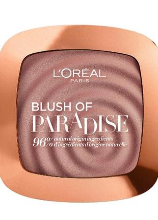 Румяна для лица l`oreal paris blush of paradise 01 - life's a peach3 фото