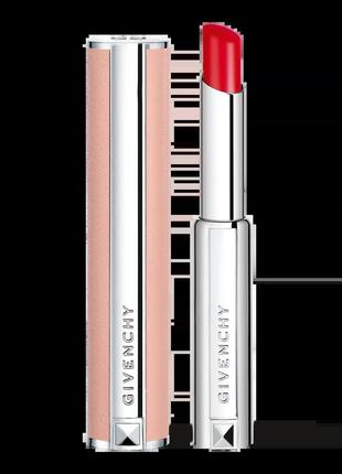 Бальзам для губ givenchy le rose perfecto 302 - solar red4 фото