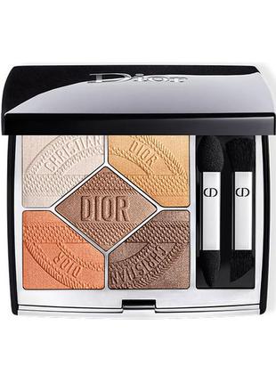 Палетка теней dior 5 couleurs couture eyeshadow palette №533 - rivage, limited edition1 фото