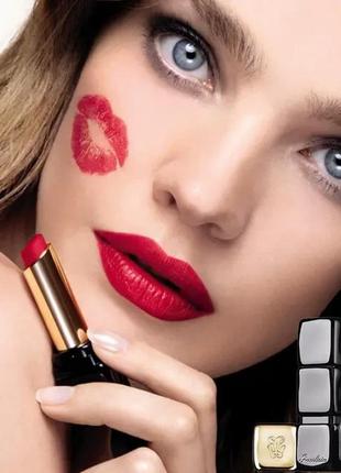 Помада для губ guerlain kisskiss tender matte lipstick 910 - wanted red5 фото